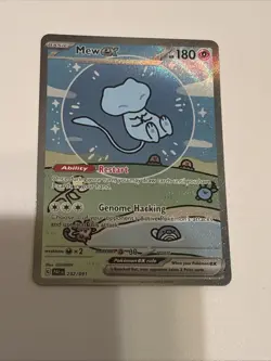 Pokemon TCG Bubble Mew EX Paldean Fates Special Illustration Rare Card 232/091 - Image 3