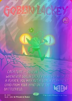 MTG Goblin Lackey (1311/1842) Secret Lair Drop Series NM FOIL - Image 1