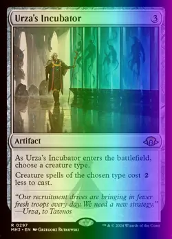 MTG Magic the Gathering Urza's Incubator (297/703) Modern Horizons 3 NM FOIL - Image 1