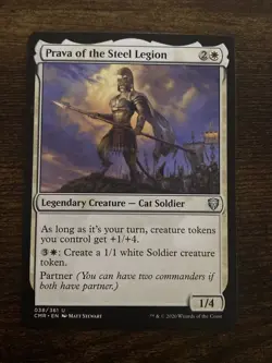 Prava of the Steel 038 Legion Commander Legends MTG Magic the Gathering L4045* - Image 1