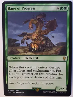 1x Bane of Progress Commander: Final Fantasy Non-Foil - NM Condition - Image 1