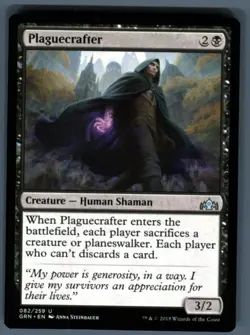 MTG Plaguecrafter Guilds of Ravnica GRN Uncommon #82 - Image 1