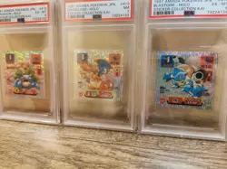 POKEMON Amada Collection Kai Charizard Blastoise Venusaur Holo 1997 PSA Nr Mint - Image 2