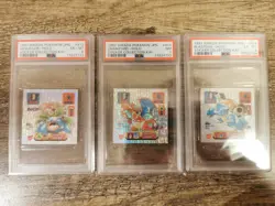 POKEMON Amada Collection Kai Charizard Blastoise Venusaur Holo 1997 PSA Nr Mint - Image 3