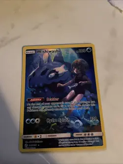 FULL ART Wishiwashi Lana Art SECRET RARE 240/236 Pokemon Cosmic Eclipse Holo - Image 1
