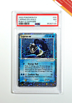 Pokemon PSA 7 Lapras Ex #99 Holo EX Ruby & Sapphire 2003 English - Image 1