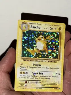 RAICHU HEAVY HOLO BLEED 36/108 Pokemon XY Evolutions 2016 NM/VLP - Image 1