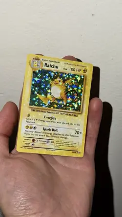 RAICHU HEAVY HOLO BLEED 36/108 Pokemon XY Evolutions 2016 NM/VLP - Image 2