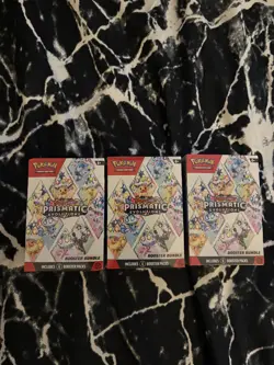 Pokemon TCG Prismatic Evolutions Booster Bundle X3 Sealed Brand New ✅ - Image 1