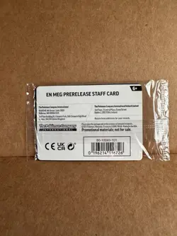 Pokemon Mega Evolution Prerelease STAFF Promo (Set of 4) SEALED - Image 2
