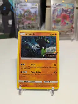 Pokemon Zygarde Forbidden Light Legendary Pokemon Stamp Promo 72/131 - Image 1