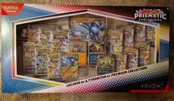 Prismatic Evolutions Pokemon TCG Lucario & Tyranitar Sam's Club Exclusive New - Image 1