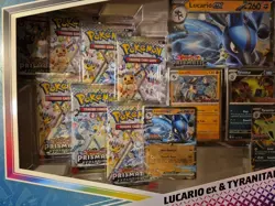 Prismatic Evolutions Pokemon TCG Lucario & Tyranitar Sam's Club Exclusive New - Image 2