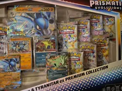 Prismatic Evolutions Pokemon TCG Lucario & Tyranitar Sam's Club Exclusive New - Image 3