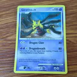 Pokemon TCG Giratina Lv. 70 Platinum 28/127 Holo Exclusive Cosmos Holo Rare - LP - Image 1