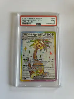 Alolan Exeggutor ex #225 PSA 9 MINT - Pokemon TCG Surging Sparks Full Art - Image 1