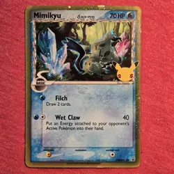 Pokemon Celebrations: Mimikyu Delta Species SWSH136 Holo Promo - NM - Image 1