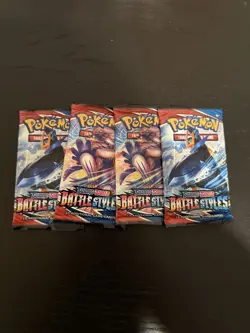 Pokemon Battle Styles Sealed Booster Pack x4 - Image 1
