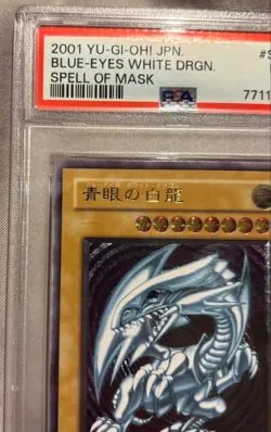 PSA 9 Yu-Gi-Oh! 2001 Blue Eyes White Dragon SM-51 Ultimate Rare Yugioh Japanese - Image 4