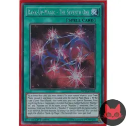 Yugioh Rank-Up-Magic - The Seventh One MP15-EN033 Secret Rare 1st Edition NM - Image 1