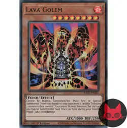 Yugioh Lava Golem RA01-EB001 Ultra Rare 1st Edition NM - Image 1