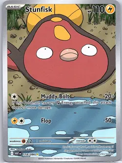 Stunfisk 118/086 SV: White Flare - Pokemon Card - NM - Image 1