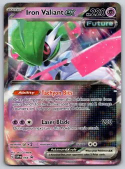 Iron Valiant ex - 068 SV: Scarlet & Violet Promo Cards NM Pokemon Card TCG - Image 1