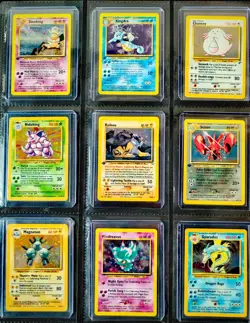 WOTC Pokemon Binder Collection, Skyridge, 1st Edition Holo's, 6 🌀's, 200 Cards - Image 1