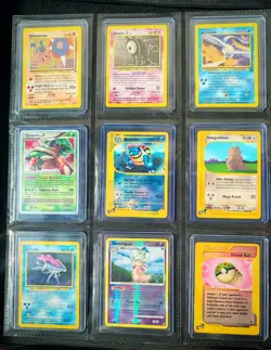 WOTC Pokemon Binder Collection, Skyridge, 1st Edition Holo's, 6 🌀's, 200 Cards - Image 3