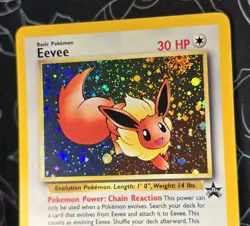 Eevee Holo Black Star Promo Card Wizards 11 WOTC #2 - Image 3