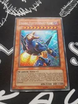 Colossal Fighter/Assault Mode | CRMS-EN000 | Secret Rare | YuGiOh Card Near Mint - Image 2