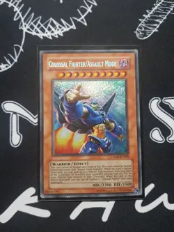 Colossal Fighter/Assault Mode | CRMS-EN000 | Secret Rare | YuGiOh Card Near Mint - Image 4