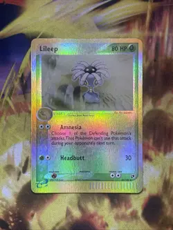 Lileep 43/100 EX Sandstorm Reverse Holo Pokemon Card MP - Image 1