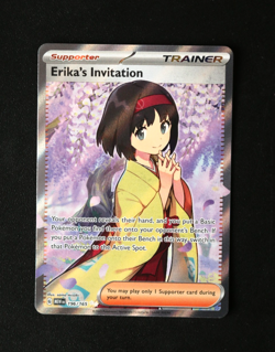 Pokemon Card TCG - Erika's Invitation 196/165 - Scarlet & Violet 151 - NM ⭐ - Image 1
