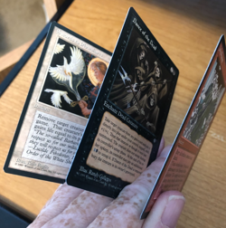 MTG Ice Age Dance of the Dead, Swords of Plowshares, & Jokulhaups 1995 NM - Image 4