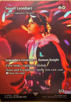 Magic MTG Final Fantasy Squall Leonhart (Danitha) #22 *FOIL* Through The Ages - Image 1