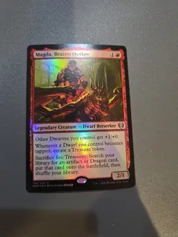 Foil, Magic the Gathering Magda, Brazen Outlaw Prerelease MTG Near Mint - Image 1