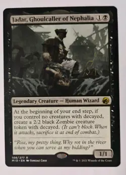 Jadar, Ghoulcaller of Nephalia MTG, Innistrad: Midnight Hunt, Rare, LP+ - Image 1