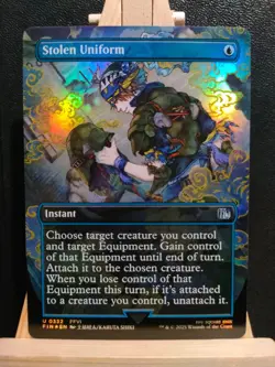 Stolen Uniform FOIL (Borderless) - Final Fantasy - Uncommon - NM (see pics) MTG - Image 1