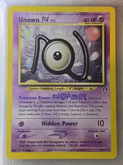 Unown [N], Pokemon Uncommon Neo Discovery 50/75 MP - Image 1