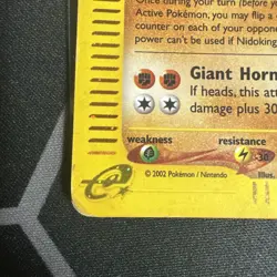 Nidoking Holo Rare H18/H32 Aquapolis 2002 Pokemon - Image 2