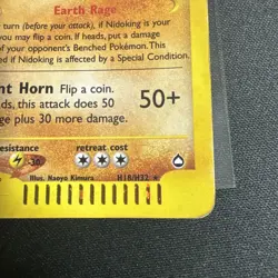 Nidoking Holo Rare H18/H32 Aquapolis 2002 Pokemon - Image 3