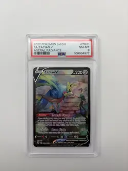 POKEMON 2022 Astral Radiance Full Art ZACIAN V #TG21 PSA 8 RARE - Image 1