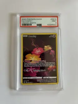 Comfey #GG14 PSA 9 MINT - Pokemon TCG Crown Zenith Full Art Holo Rare - Image 1