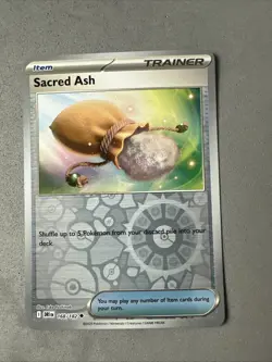 Pokemon TCG * Destined Rivals 168/182 Sacred Ash U REVERSE HOLO * NM FRESH PK - Image 1