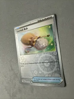 Pokemon TCG * Destined Rivals 168/182 Sacred Ash U REVERSE HOLO * NM FRESH PK - Image 2