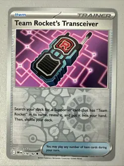 Pokemon TCG * Destined Rivals 178/182 Team Rocket's Transceiver U * REVERSE HOLO - Image 1
