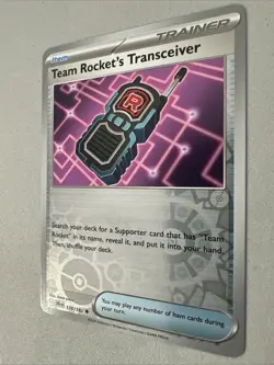 Pokemon TCG * Destined Rivals 178/182 Team Rocket's Transceiver U * REVERSE HOLO - Image 2