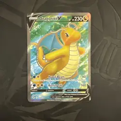 Dragonite V (Full Art) 076/078 Pokemon GO Holo Near Mint (NM) - Image 1