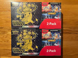 (Lot of 2) Pokemon Surging Sparks Elite Trainer Box/Booster Bundle Costco - Image 1